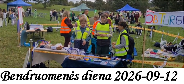 Bendruomenės diena 2026-09-12